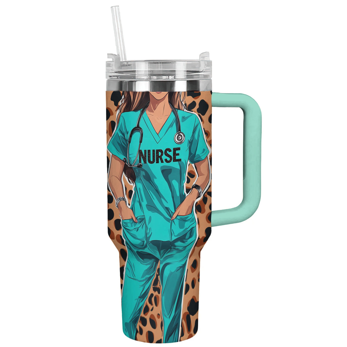 Ceeprints Personalized Tumbler Heart n Nurse