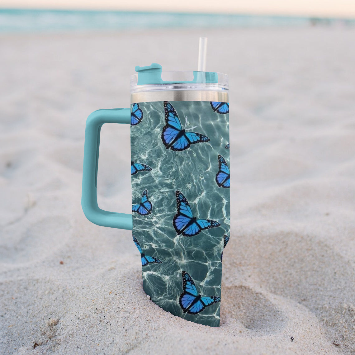 Ceeprints Tumbler Ocean Whisper Wings
