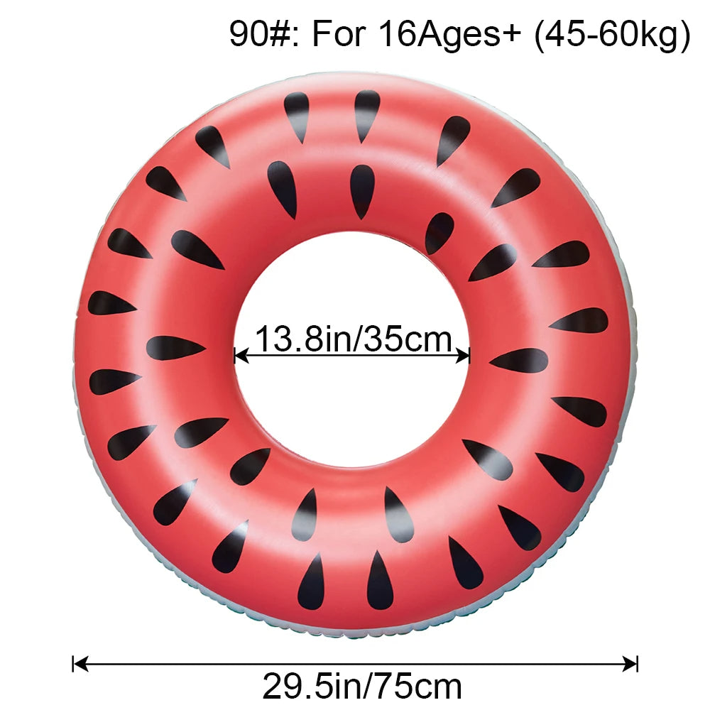 Ceeprints Watermelon Swim Ring