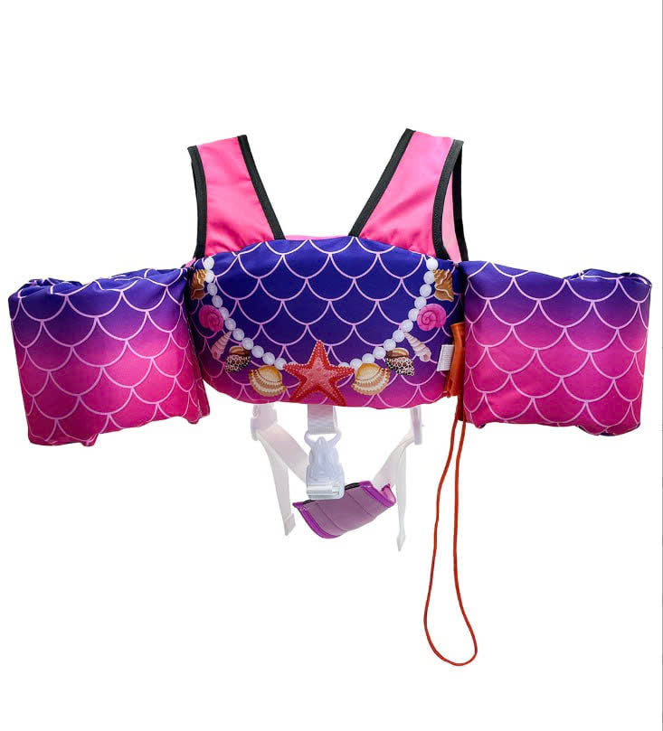 Ceeprints Kids' Float Vest with Arm Sleeves – Safe & Fun Swimming Aid