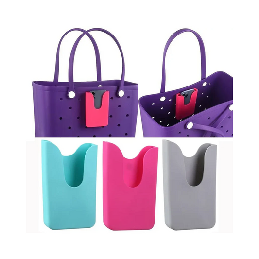 Rubber Phone Holder Charm – DIY Insert Accessory for Beach Bags