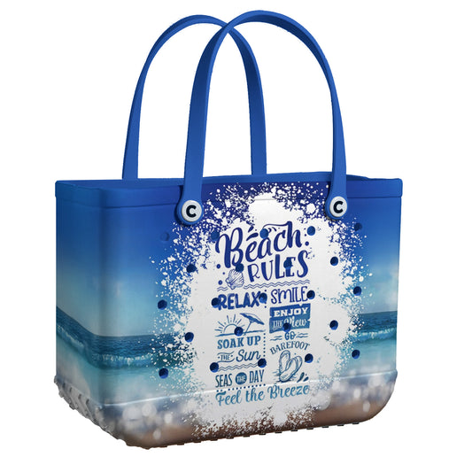 Ceeprints Cee™ Bag Beach Rules Bliss