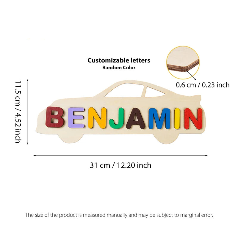 Ceeprints® Personalized Baby Name Puzzle