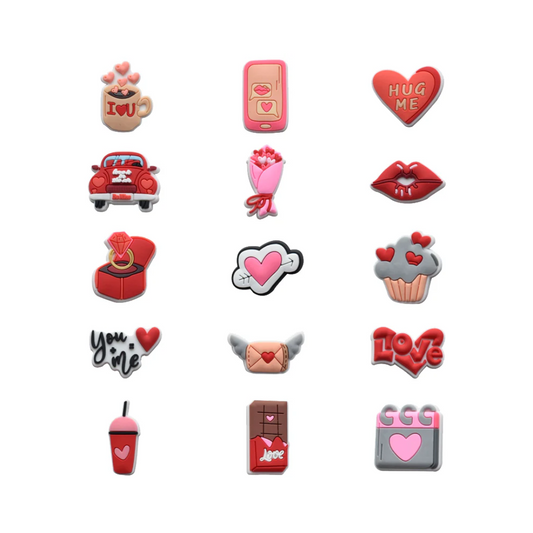 Valentines Charms for Cee Bag - 15 pcs