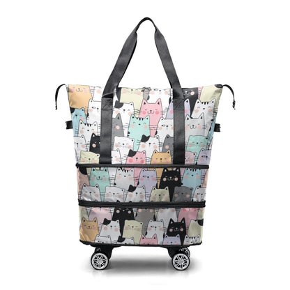 Cee™ Rolling Duffle Bag Meow on the Move