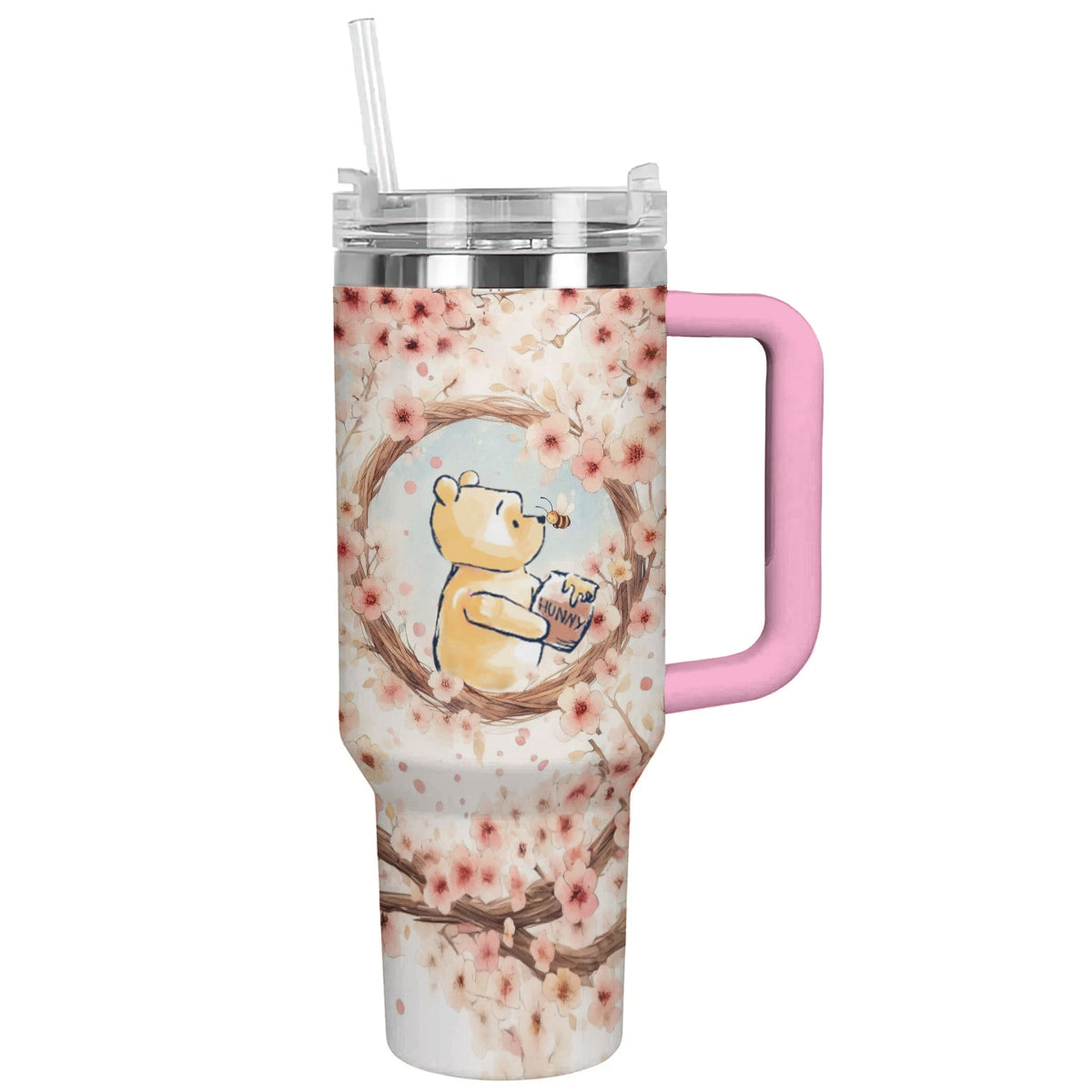 Ceeprints Tumbler Cherry Blossom Bear