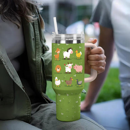 Ceeprints Tumbler Happy Farm