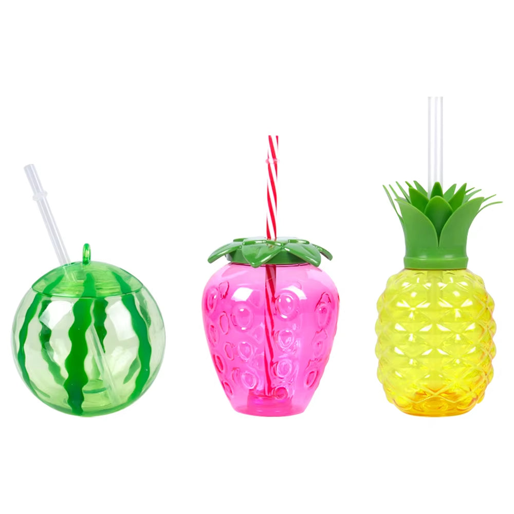 Ceeprints 6pcs Tropical Party Drink Cup Set