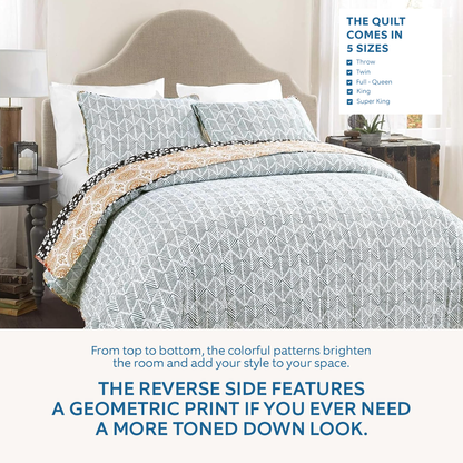Ceeprints All Season Quilt 3-Piece Set Fancy Leopard