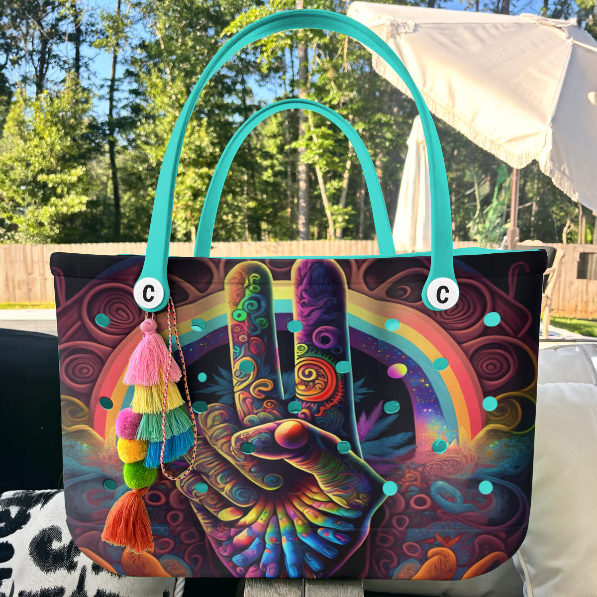 Ceeprints Cee™ Bag Trippy Peace