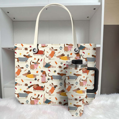 Ceeprints EVA Cee Bag Happy Dachshund