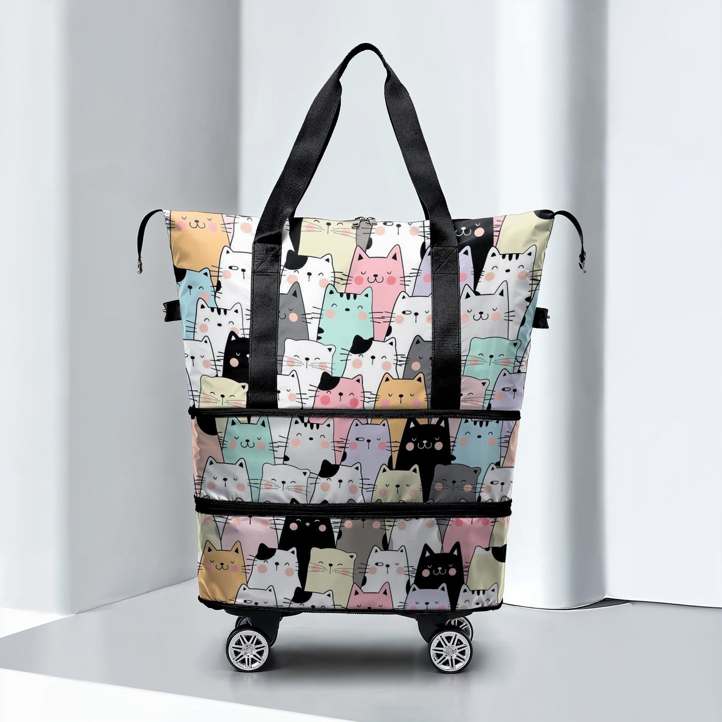 Cee™ Rolling Duffle Bag Meow on the Move