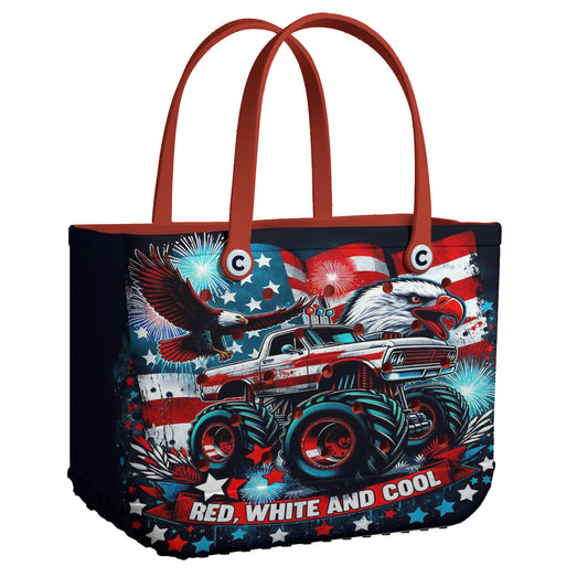 Ceeprints Cee™ Bag Red, White And Cool