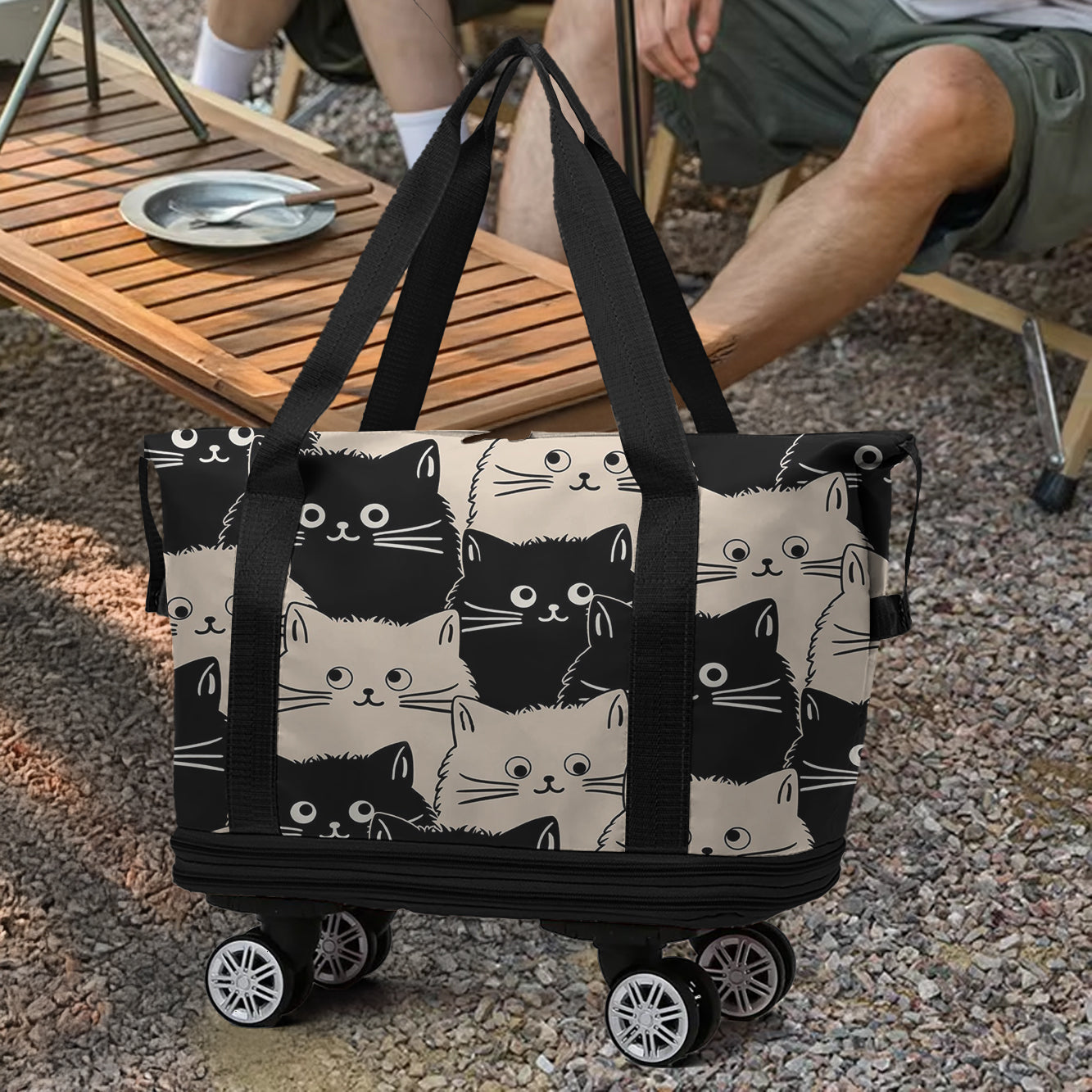 Cee™ Rolling Duffle Bag Meow-velous