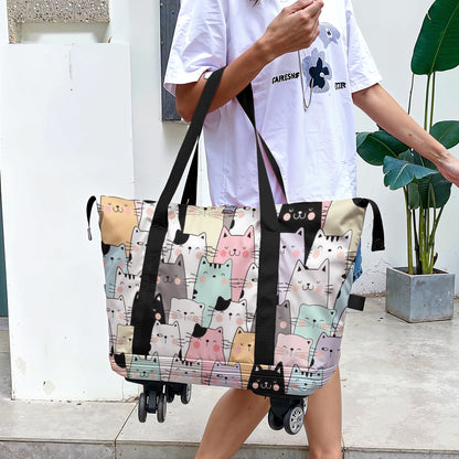 Cee™ Rolling Duffle Bag Meow on the Move
