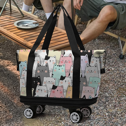 Cee™ Rolling Duffle Bag Meow on the Move