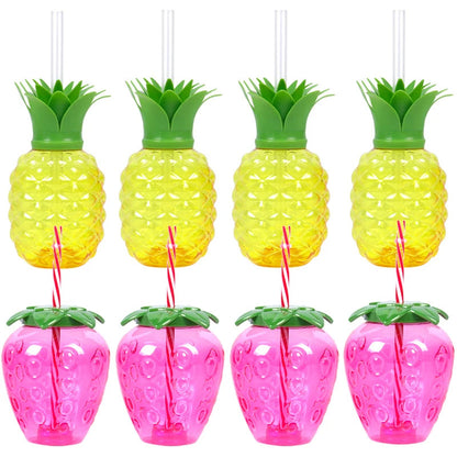 Ceeprints 6pcs Tropical Party Drink Cup Set