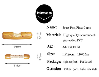 Inflatable Joust Pool Float – Fun Gladiator Game