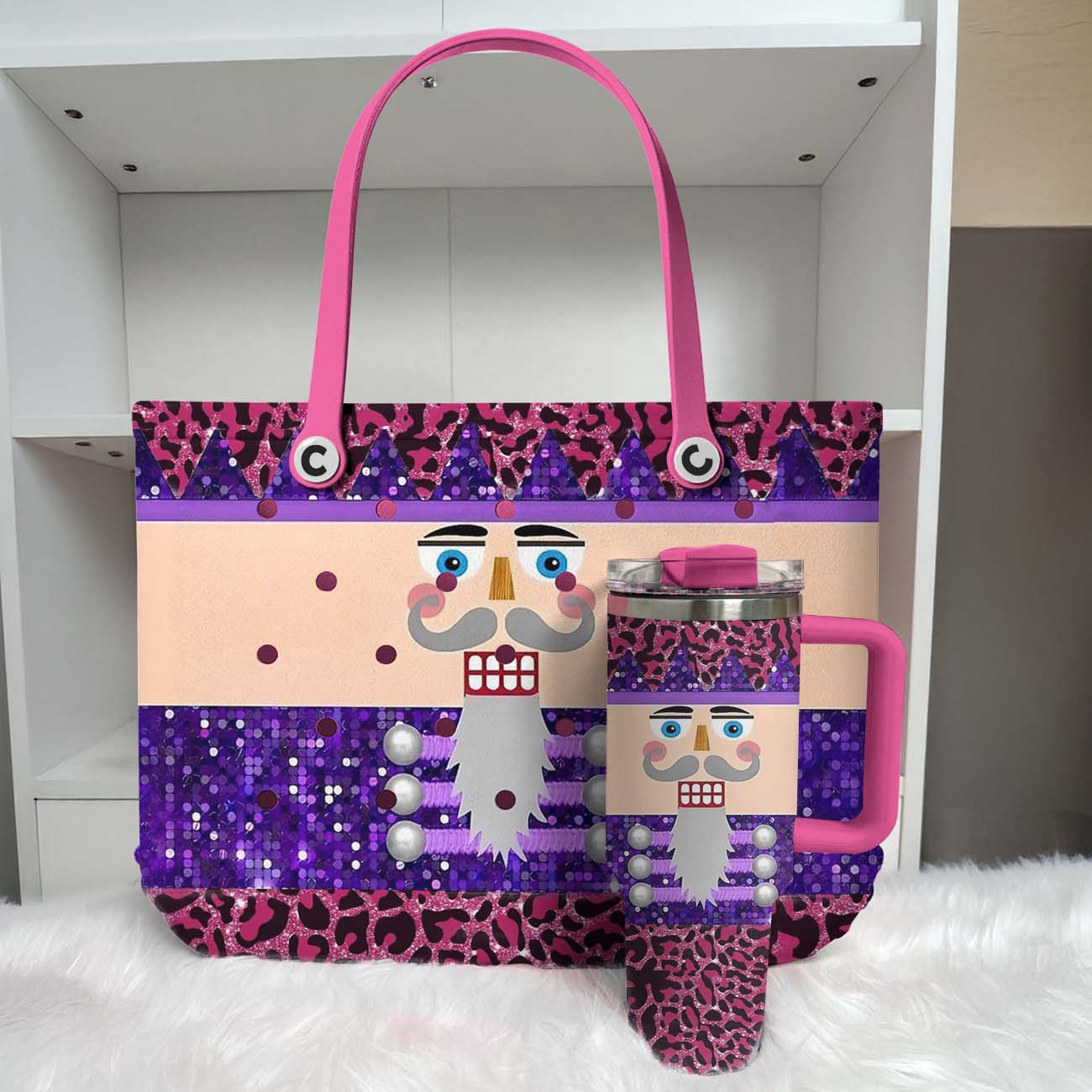 Ceeprints Tumbler Sparkle Nutcracker