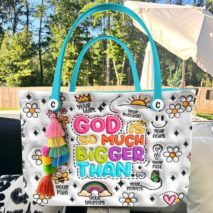 Ceeprints Cee™ Bag  God Is So Much Bigger Than