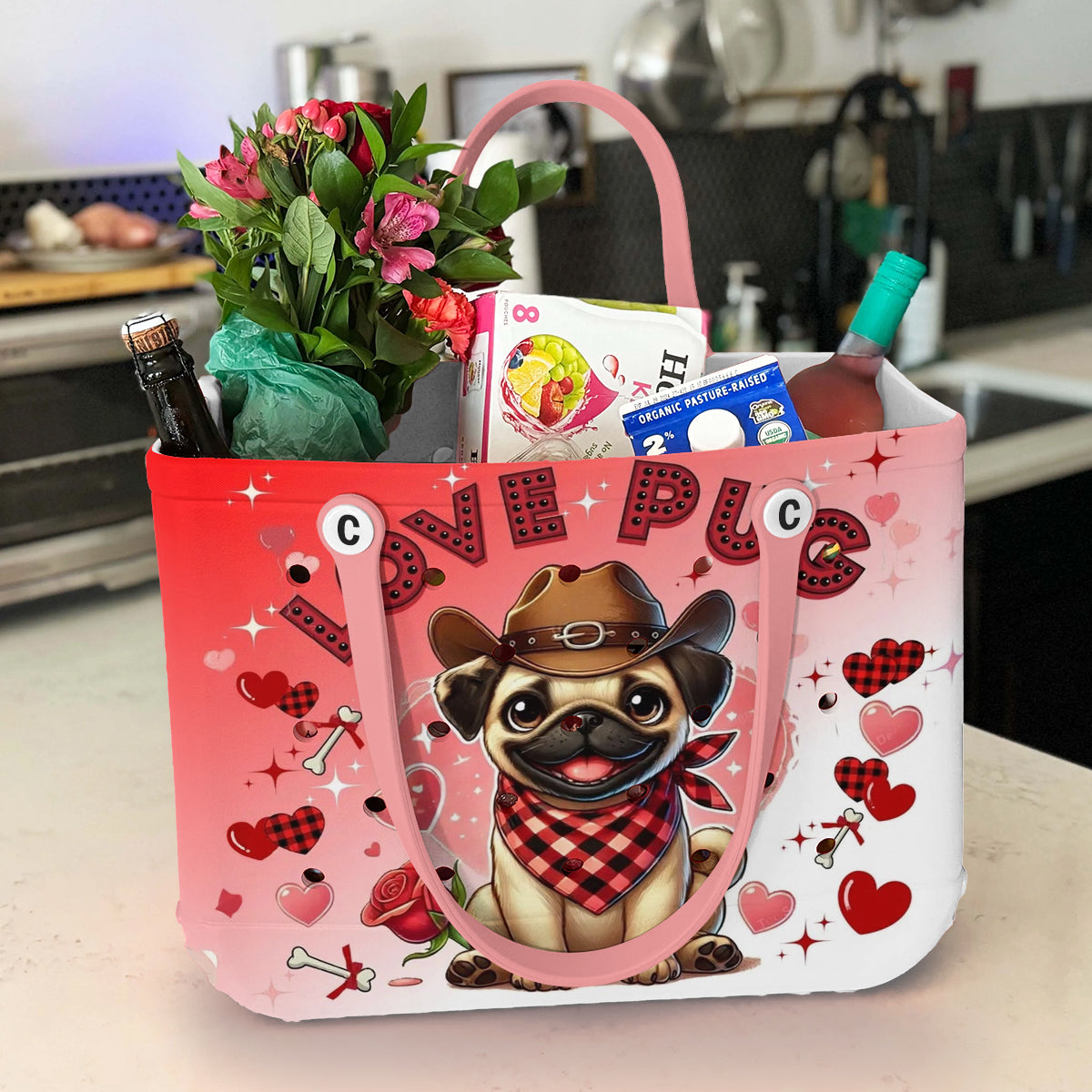Ceeprints Cee™ Bag Pug's Valentines