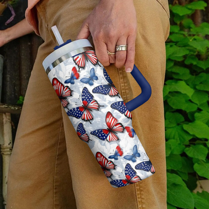 Ceeprints Tumbler Patriotic Wings