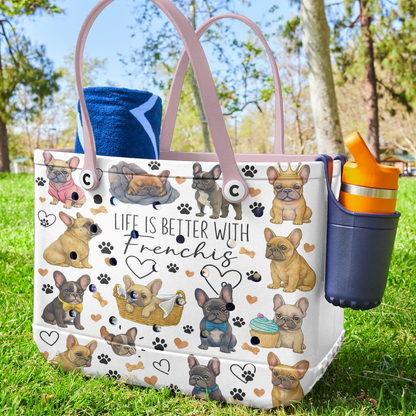 Ceeprints Cee™ Bag Life is Better with Frenchis