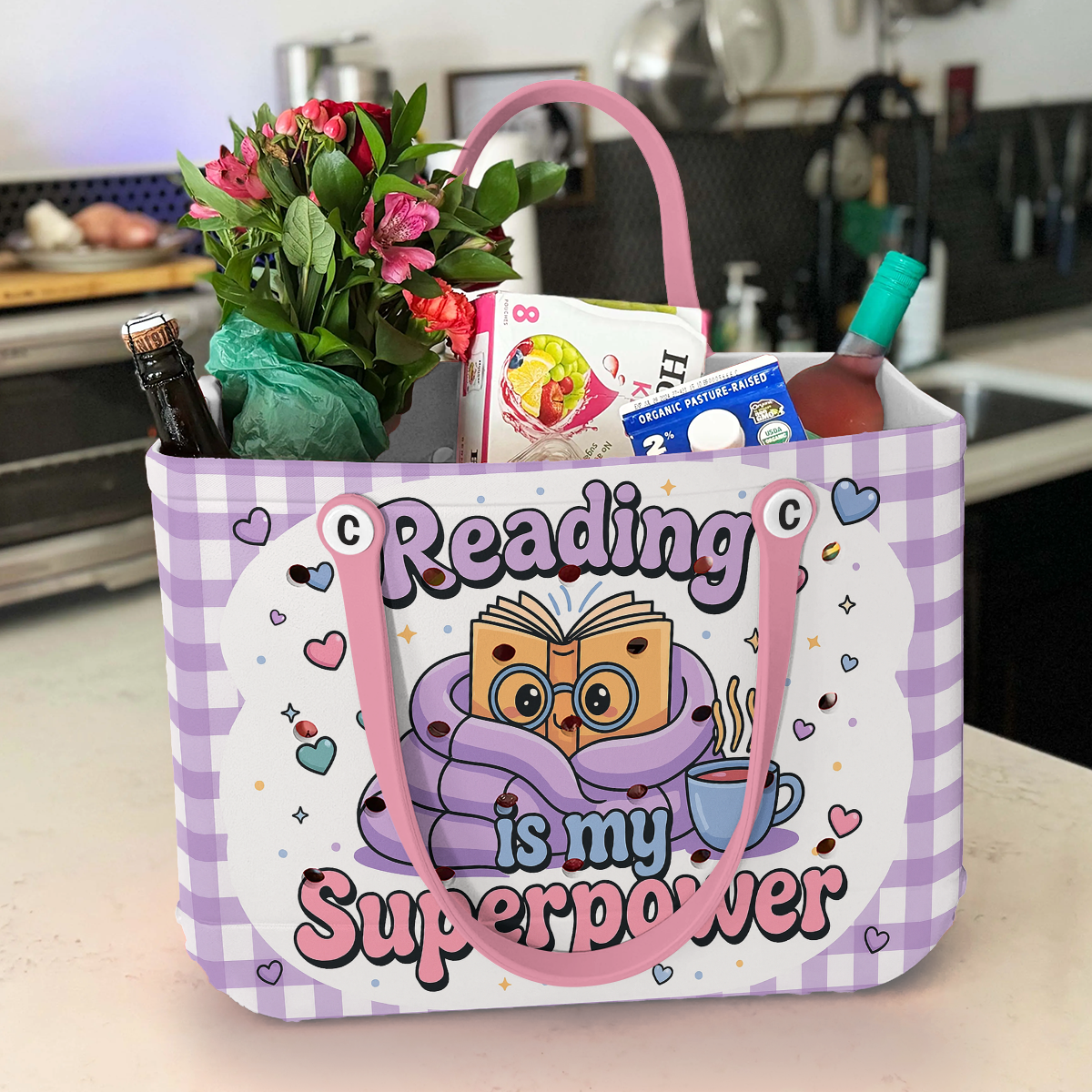Ceeprints Cee™ Bag Reading is my Superpower