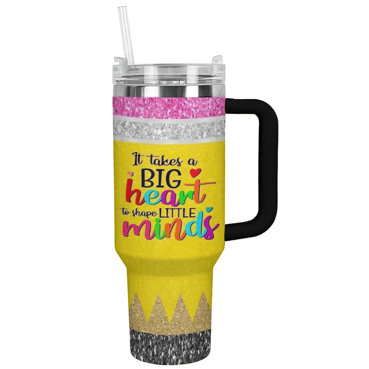 Ceeprints Personalized Tumbler Big Heart Teacher