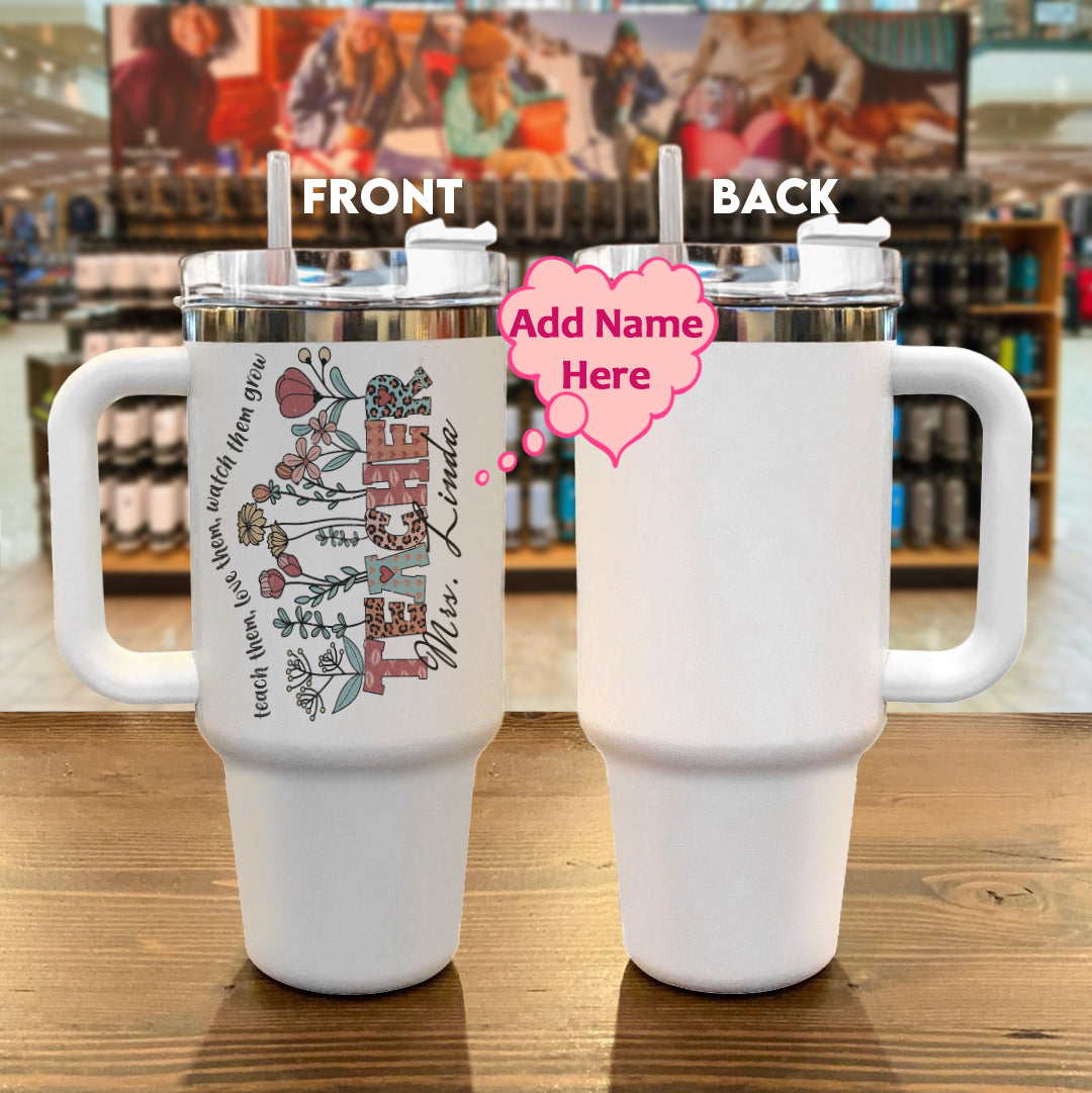 Ceeprints Personalized Tumbler Blooming Educator