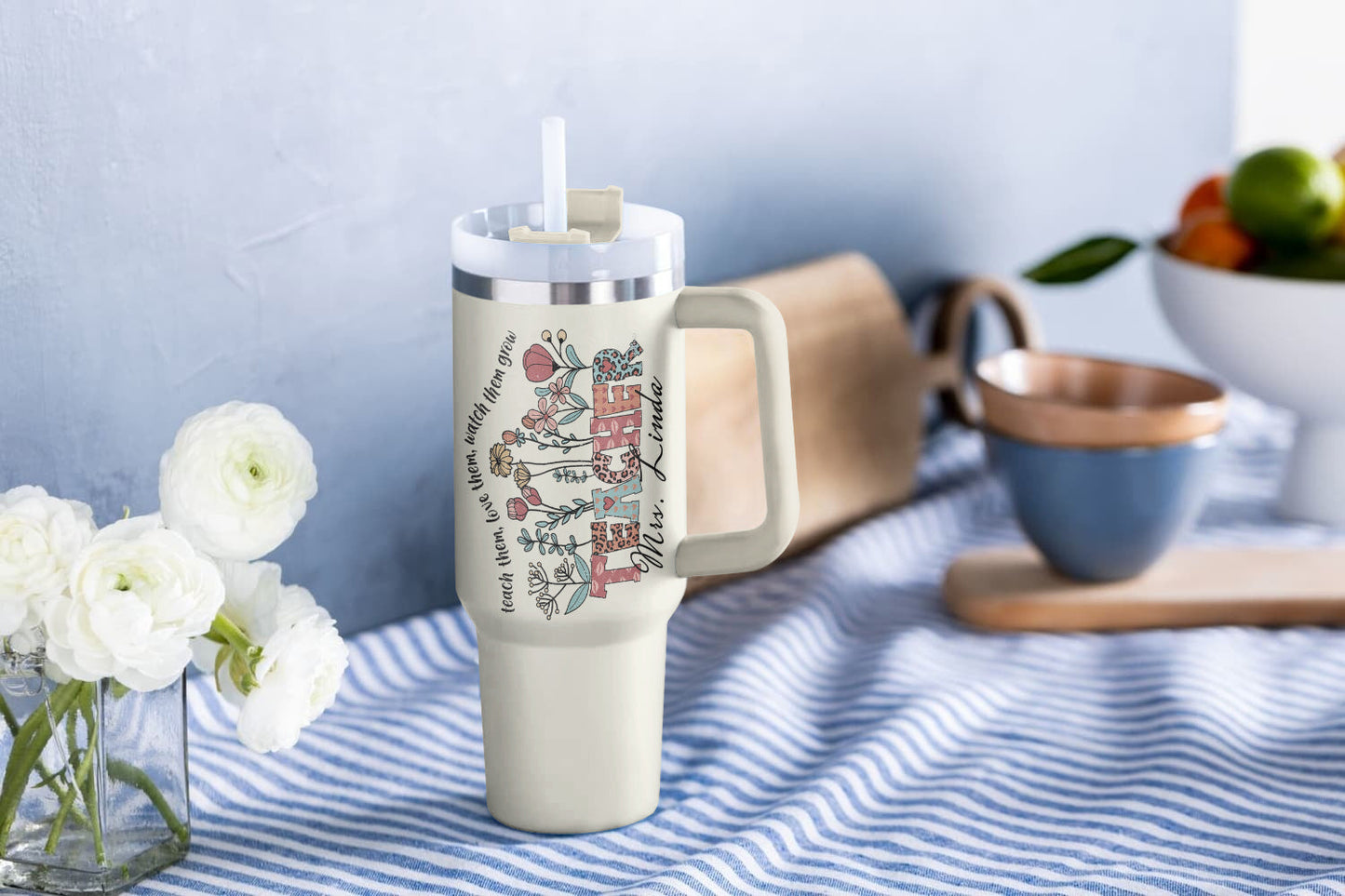 Ceeprints Personalized Tumbler Blooming Educator