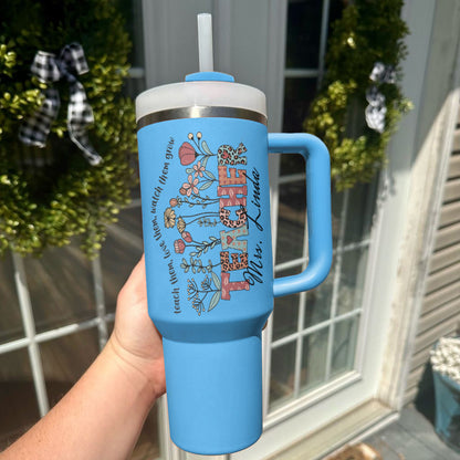 Ceeprints Personalized Tumbler Blooming Educator