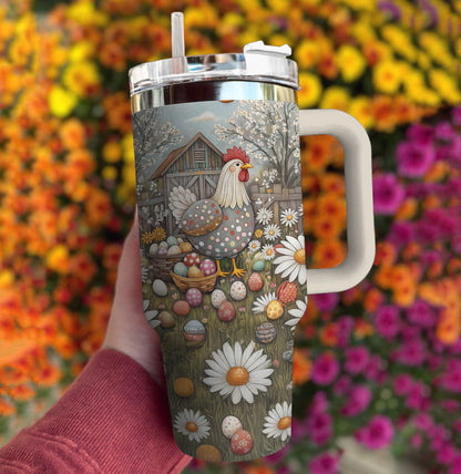 Ceeprints Tumbler Blossom Hen