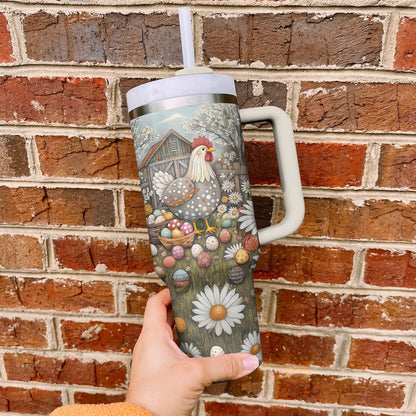 Ceeprints Tumbler Blossom Hen