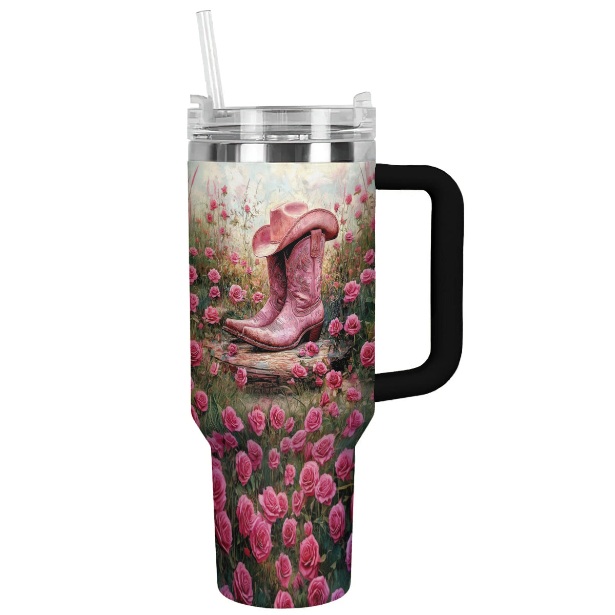 Ceeprints Tumbler Blossom and Boots