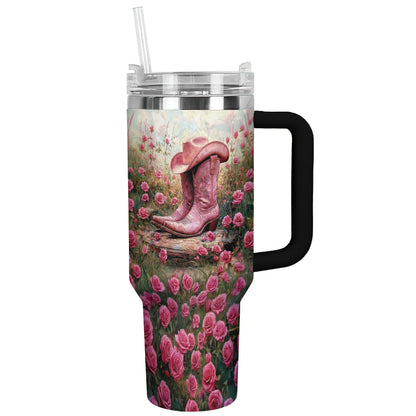 Ceeprints Tumbler Blossom and Boots