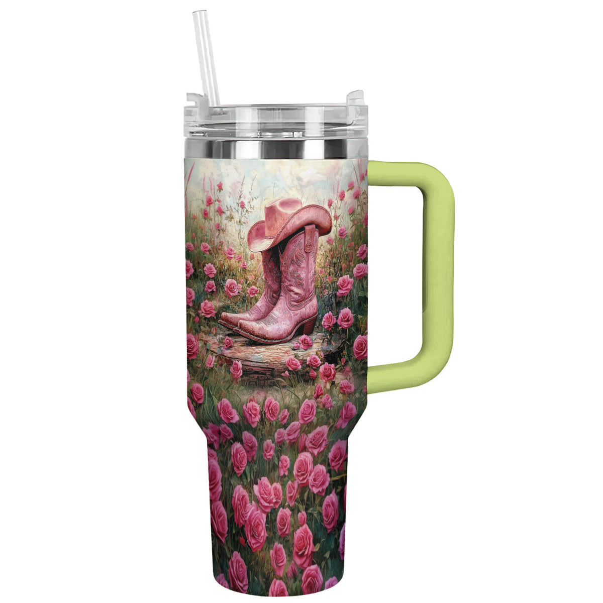Ceeprints Tumbler Blossom and Boots