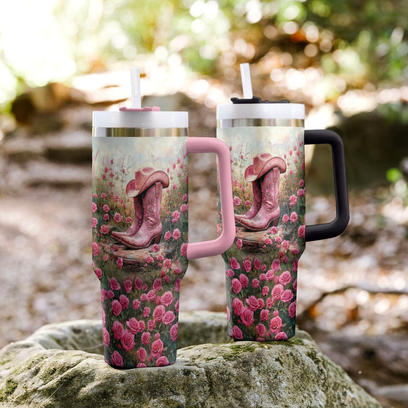 Ceeprints Tumbler Blossom and Boots