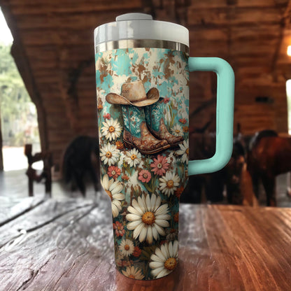 Ceeprints Tumbler Cowgirl Bloomm