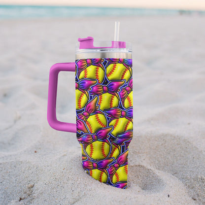 Ceeprints Tumbler Softball Sparkle