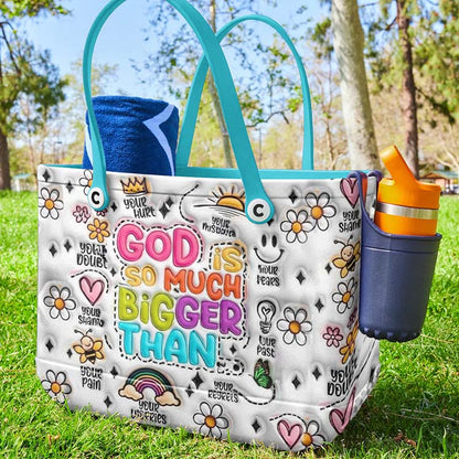 Ceeprints Cee™ Bag  God Is So Much Bigger Than