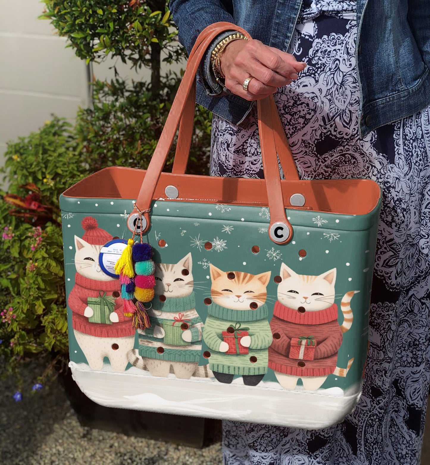 Ceeprints Cee™ Bag Cats & Christmas Cheer