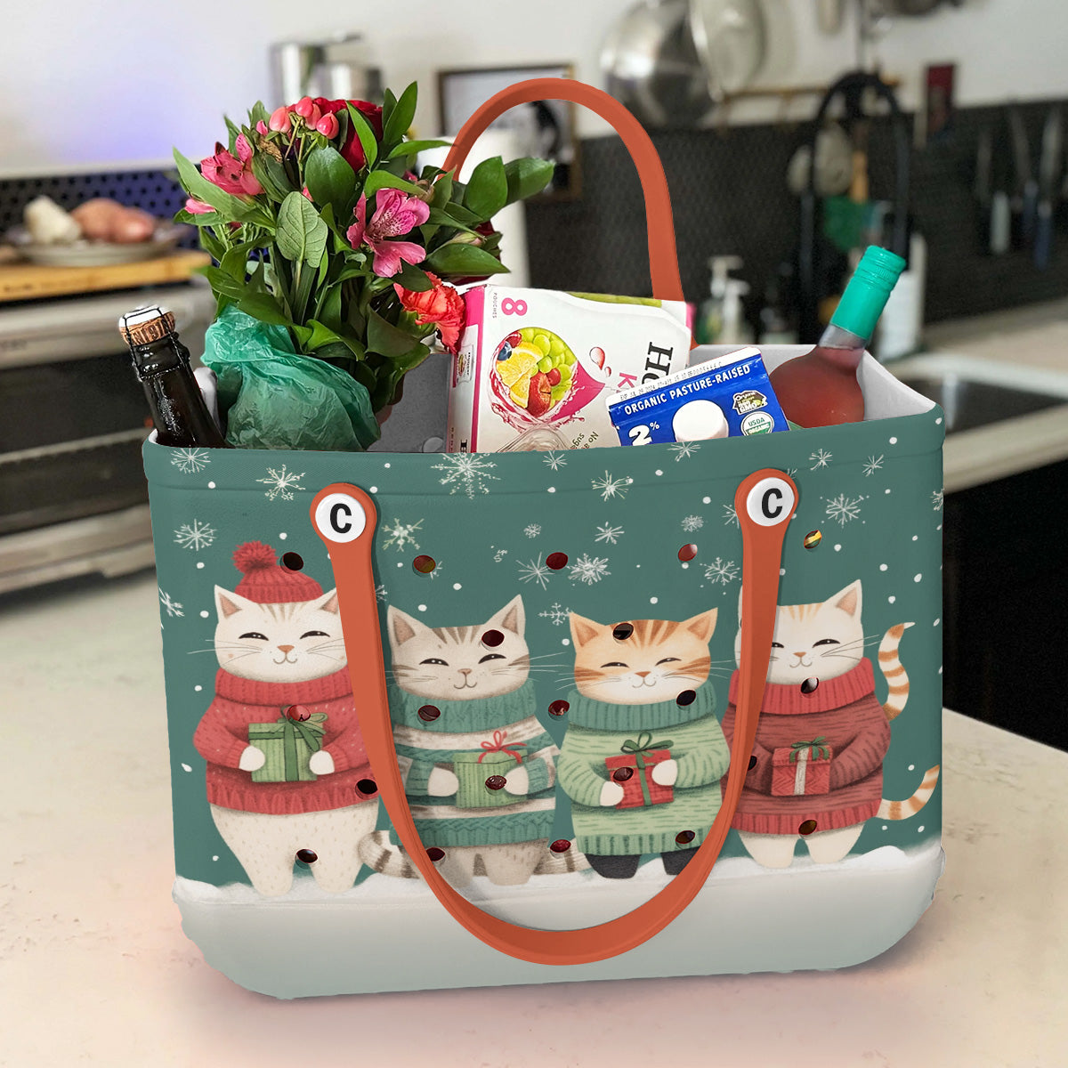 Ceeprints Cee™ Bag Cats & Christmas Cheer