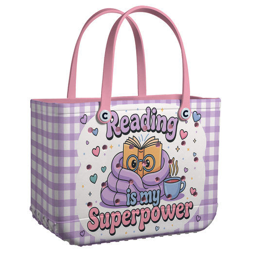 Ceeprints Cee™ Bag Reading is my Superpower