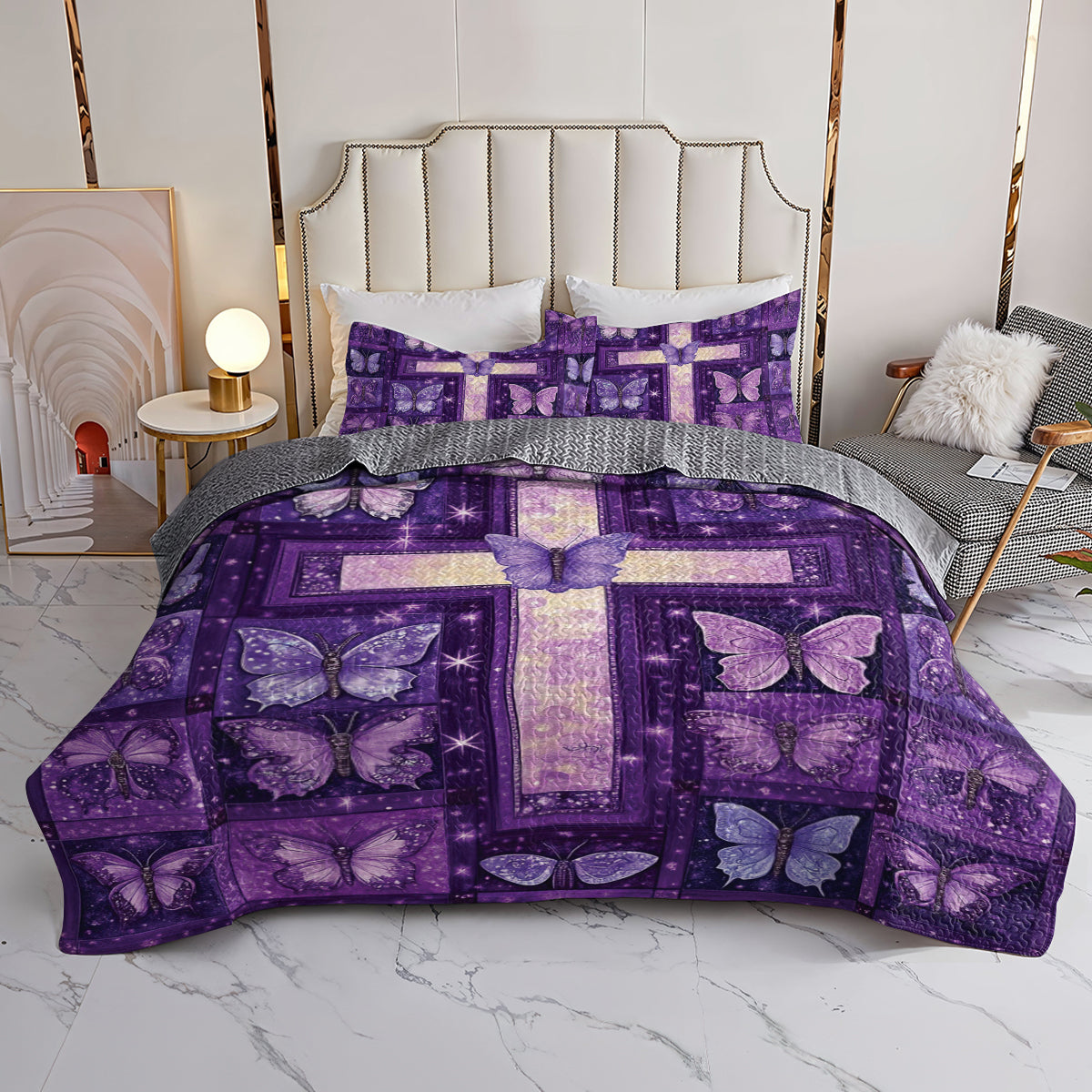 Ceeprints All Season Quilt 3-Piece Set Heavenly Grace