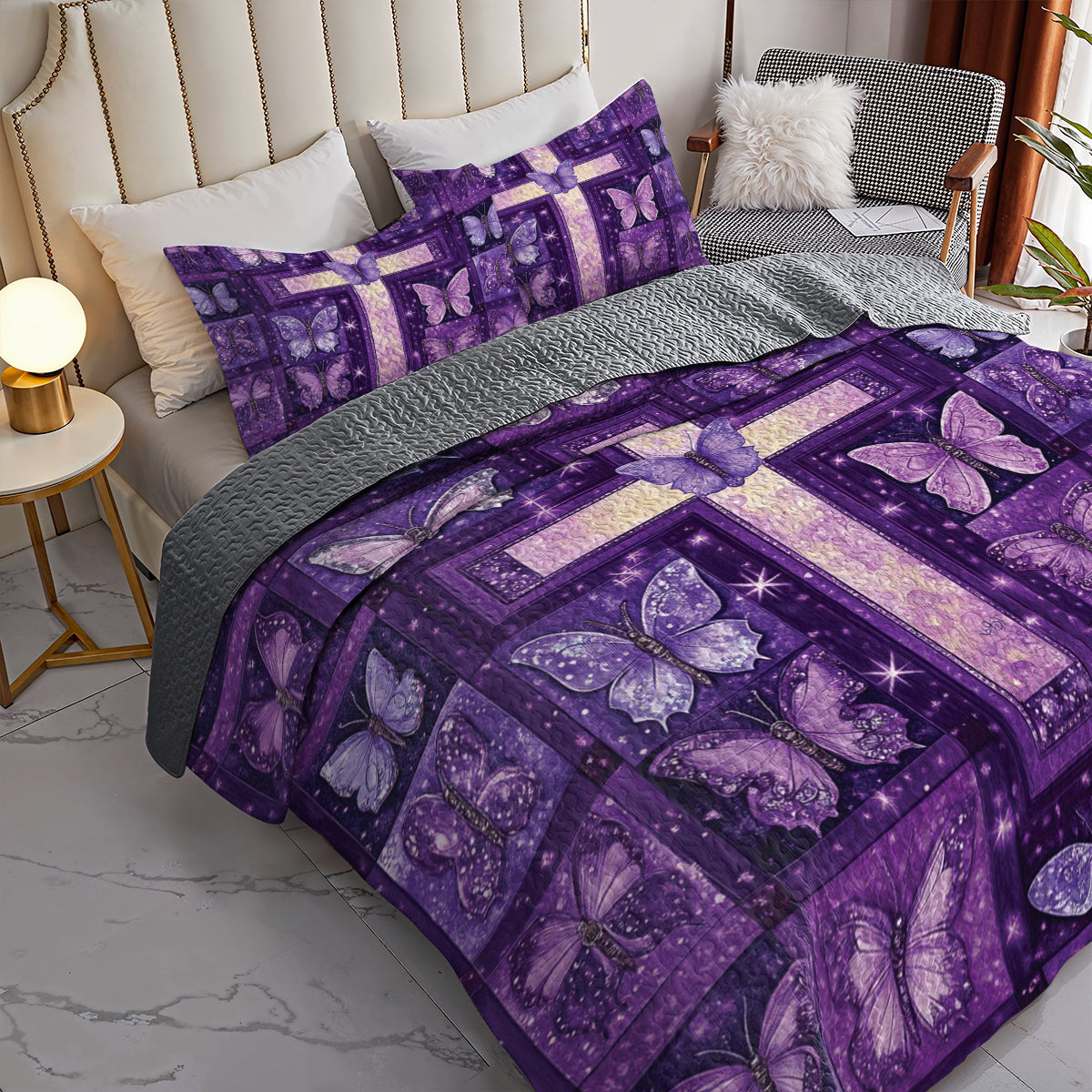 Ceeprints All Season Quilt 3-Piece Set Heavenly Grace