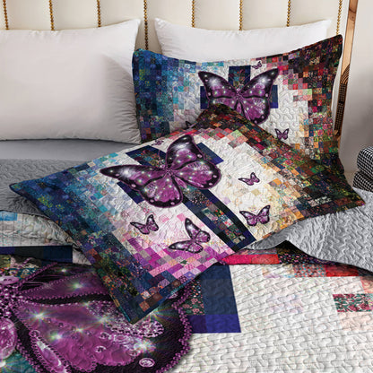 Ceeprints Quilt Bedding Set Christian Butterfly