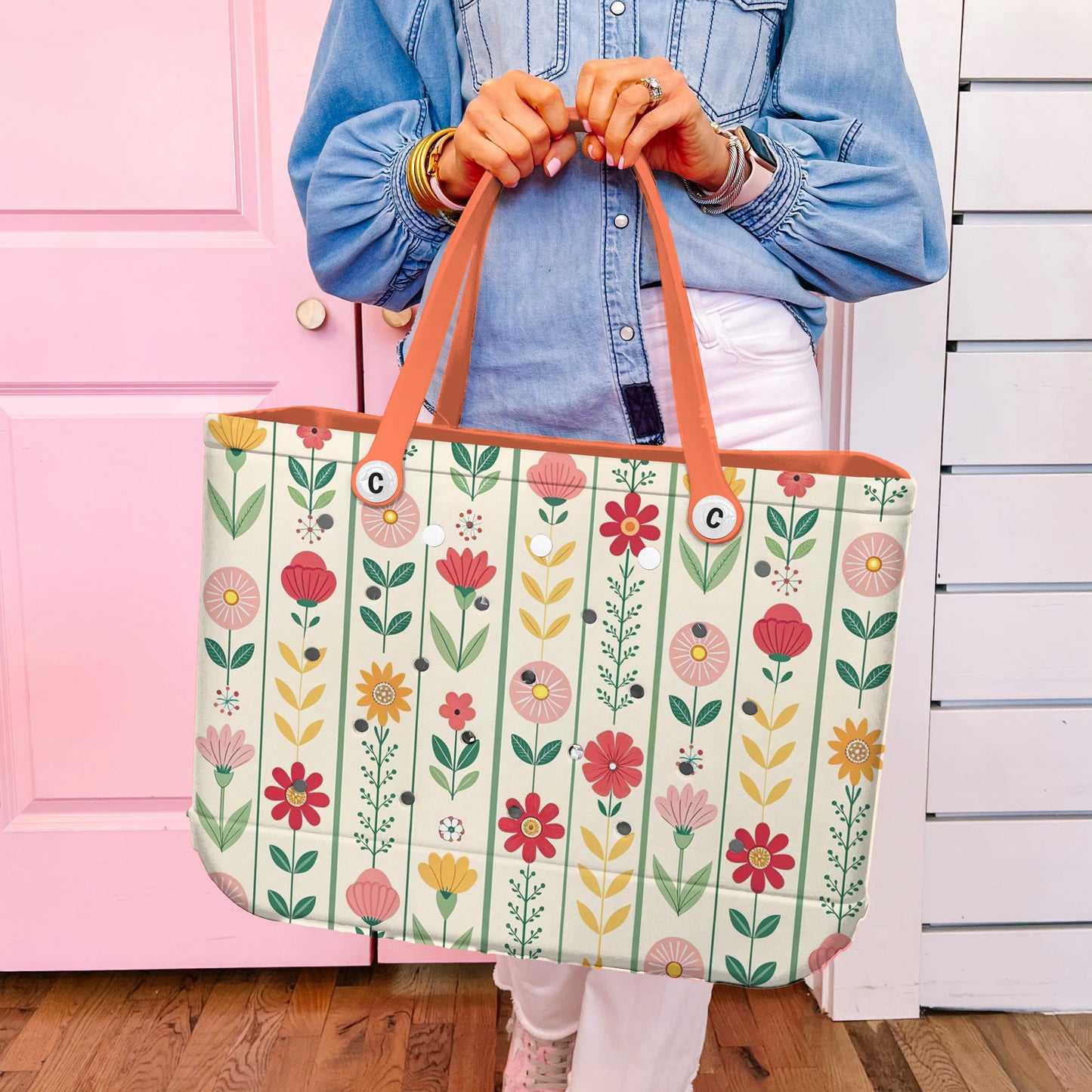 Ceeprints Cee™ Bag Colorful Stem Blooms