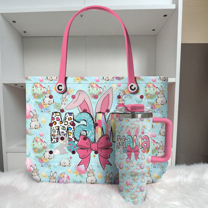 Ceeprints Tumbler Easter Mama Bunny