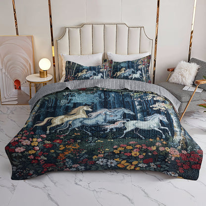 Ceeprints All Season Quilt 3-Piece Set Fairy forest